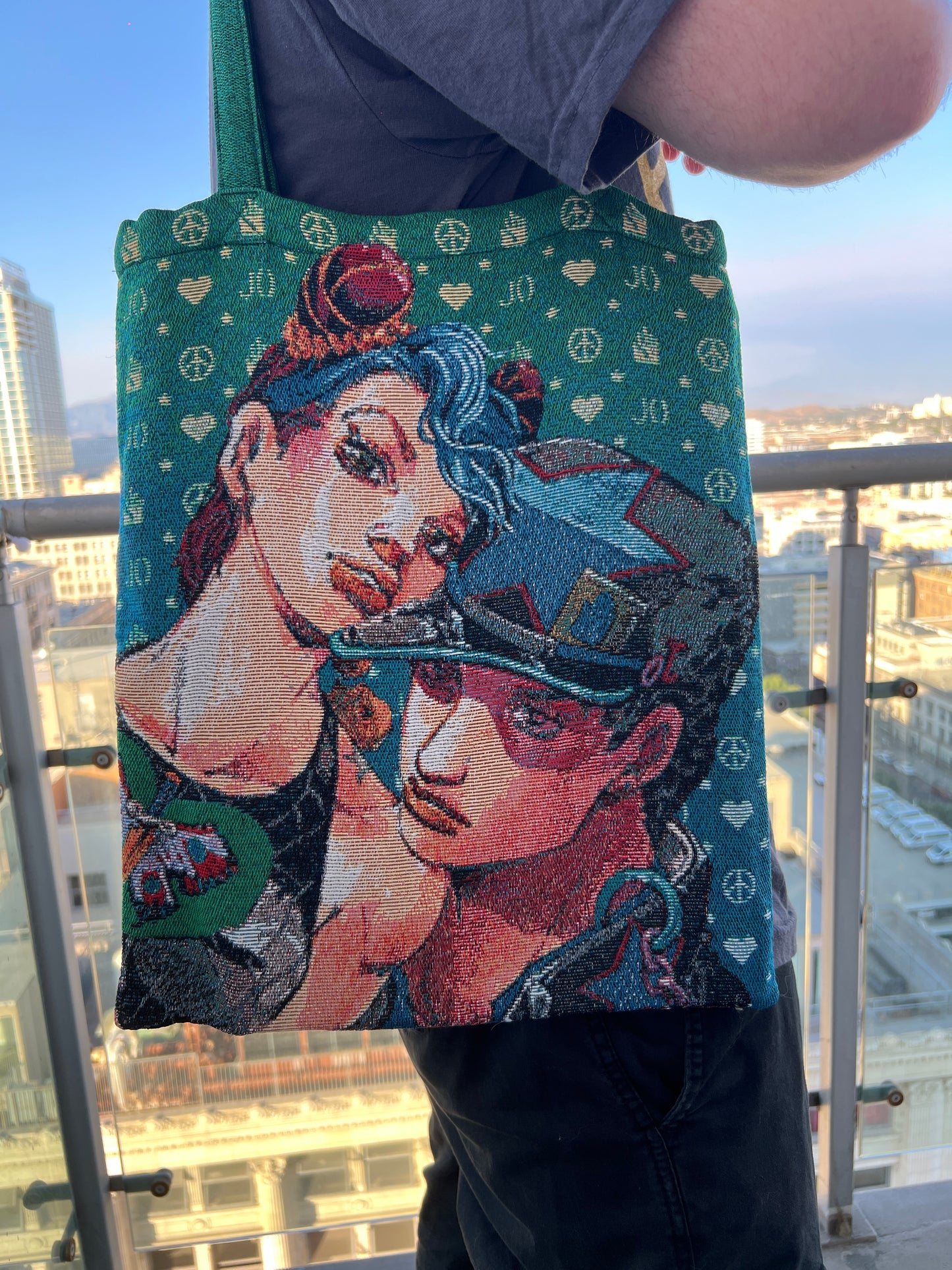 Family Matters Jacquard Tote