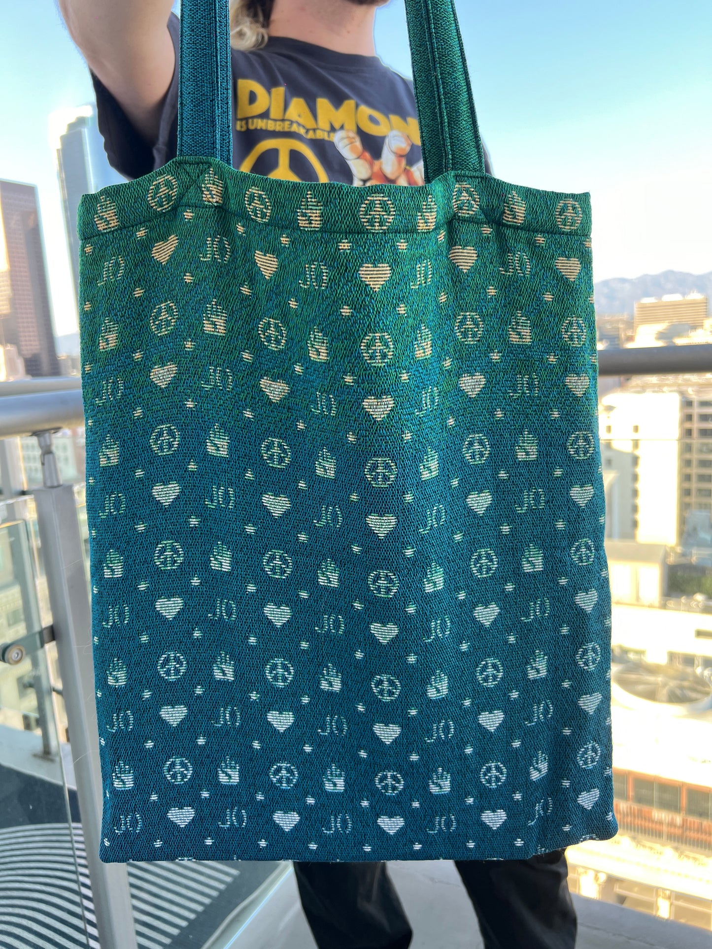 Family Matters Jacquard Tote