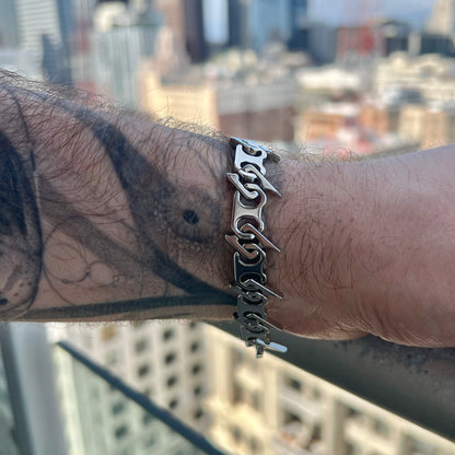 Chainsaw Link Bracelet