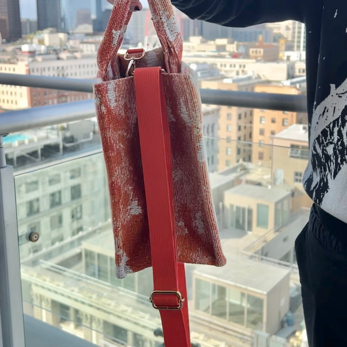 Pochi Jacquard Bag w/ Strap