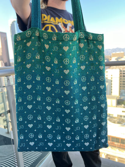Family Matters Jacquard Tote