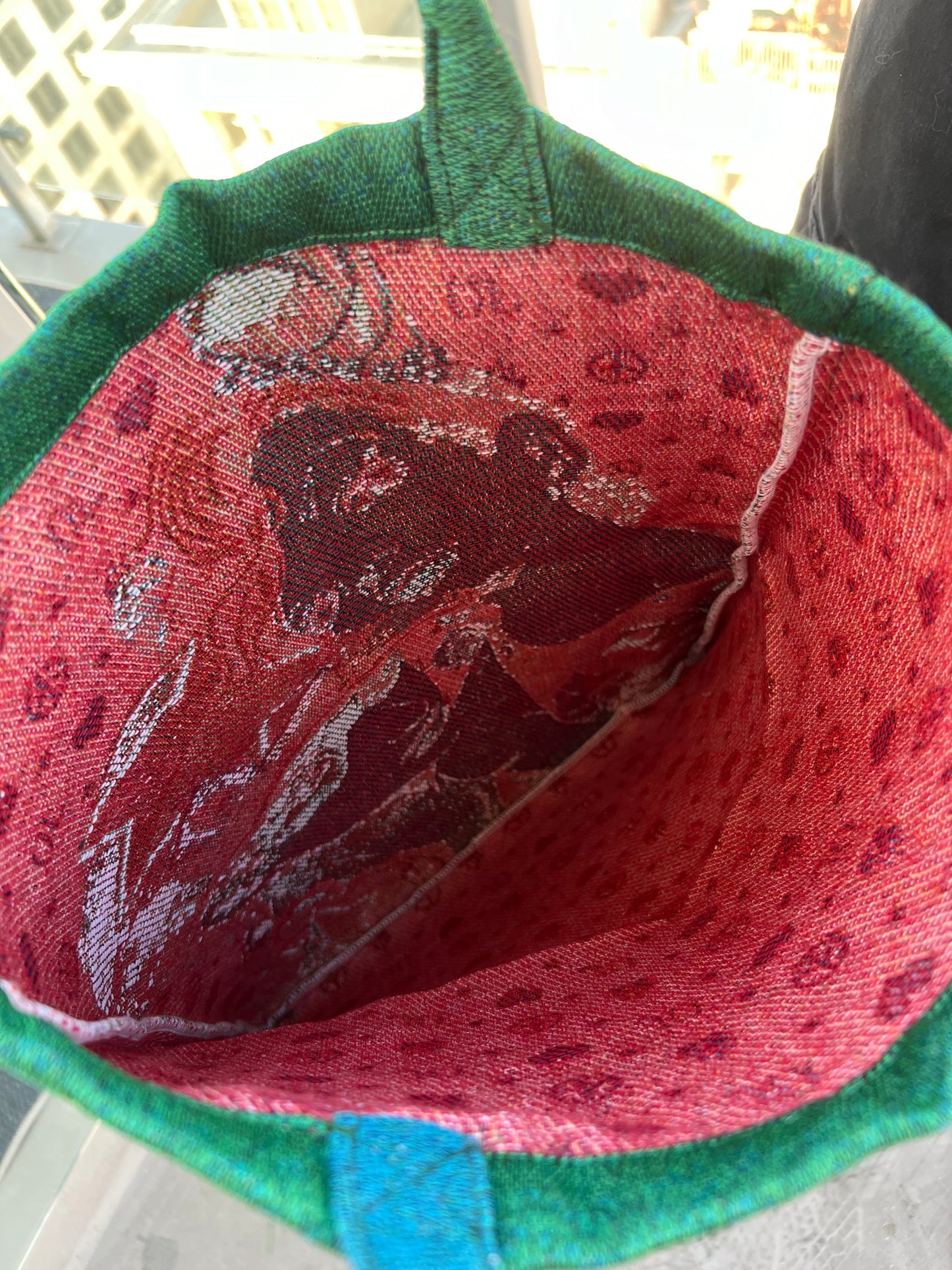 Family Matters Jacquard Tote